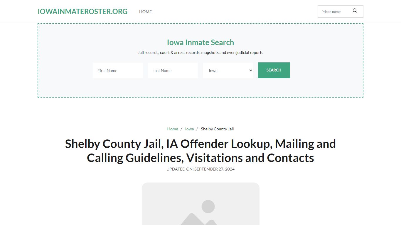 Shelby County Jail, IA: Inmate Search Options, Visitations, Contacts